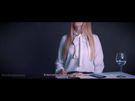 Ich muss dem Kellner als Bezahlung einen runterholen deutsch 