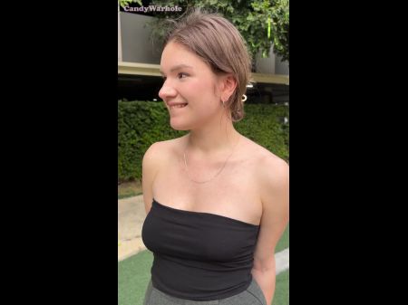Der versauten Bibliothekarin ist es schlecht gegangen: Ich habe sie für einen Blowjob bezahlt und habe Striptease, Tittenjob, Doggy und Cumonface geschenkt bekommen. Mobile POV 