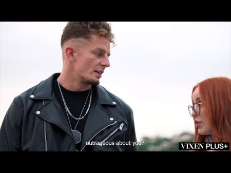 vixenplus أحمر الشعر الجميل يحب ركوب قضيبه الضخم 