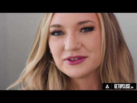 Aus nächster Nähe sehnt sich die atemberaubende, zierliche Blondine Daisy Lavoy danach, dass ihre Muschi grob mit Donnie Rocks BWC gestopft wird 