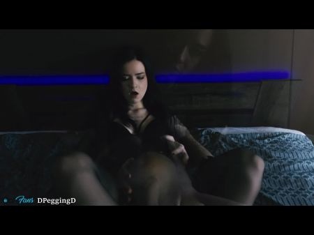 Emo Female Rough Pegging Smooth-shaven Tall Stud With Impressive Bum