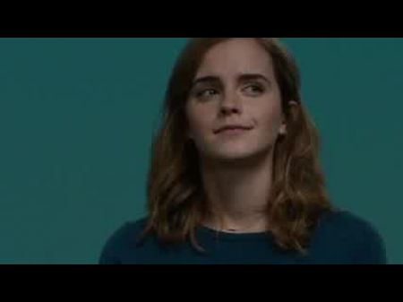 Emma Watson From Cinema The Circle To Large Spraying Fluid