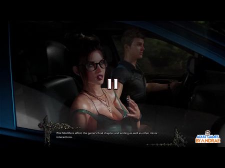 ep1: poniéndose traviesa en el auto con ashley condesa vestida de carmesí 