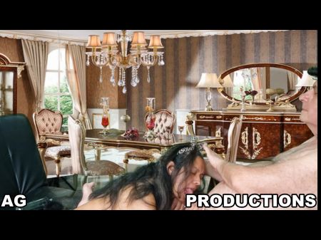sorpresa completa de película 4k en un castillo con adamandeve y lupo 