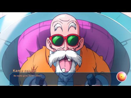 Kame Paradise 3 羽衣甘蓝和 caulifla 性爱场面 