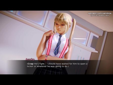 waifu academy milf madrasta tem sua buceta comida bem na frente de seu pau chupando enteada de estudante de 18 anos # 1 