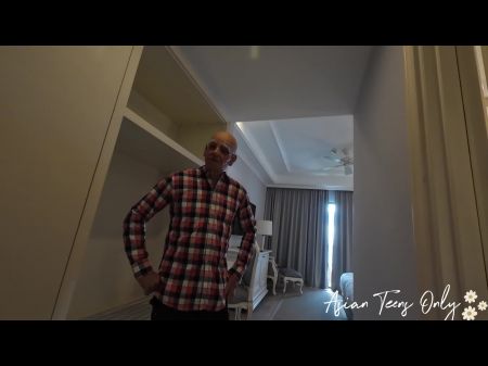 87 Years Senior Landlord Using His Intensity To Use Barely Legal Years Gal In The Worse Way