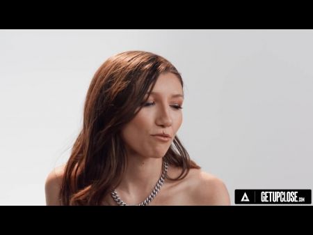 Up Close - How Damsels Climax With Neat Dark Haired Maya Woulfe ! Solo Lady Onanism ! Total Episode