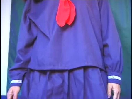 Japanese Schoolgirl Rails Massive Penis