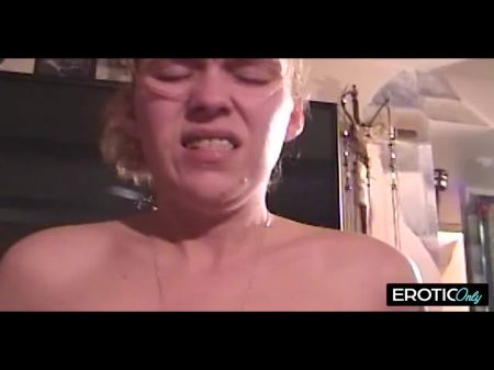 German Housewife Puts Her Large Tits In The Vacuum Cleaner