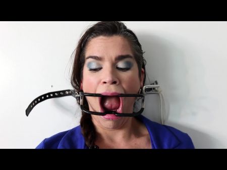 Nonstop Gasping - Faux-cock Ballgag Predicament Bondage