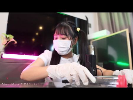 Prick Pump Workout For Fuck-a-thon Education By Chinese Super-cute Nymph