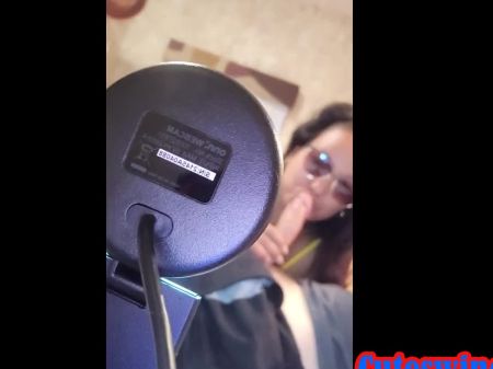 I Get Cum Shoved Into My Throat While Live Webcaming