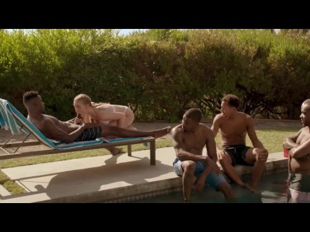 Von Schwarzen gefickt – hat einen interracial BBC-Gangbang 