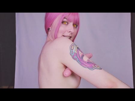 Joi: Super-cute Queen Makima Taunt You With Her Sweaty Armpit , Gobbling Toes And Fucks Herself