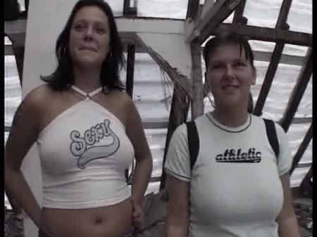 Two Huge-chested German Schoolgirls Work Each Other