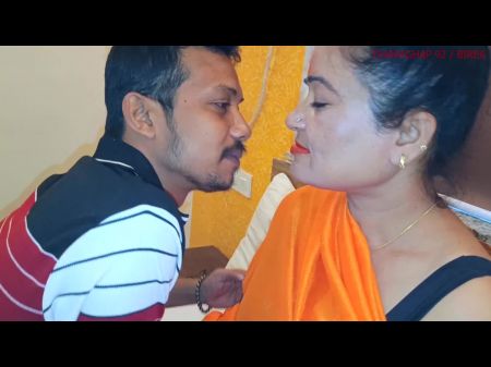 Indian Leady Monk(sanyasini) 1st Time Hookup With A Motel Boss