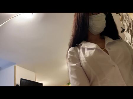 Gorgeous Nurse In Gloves Gave Herself A Supreme Poke