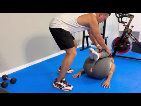Atina Screws Her Yoga Educator At The Gym And He Cums In Her Coochie
