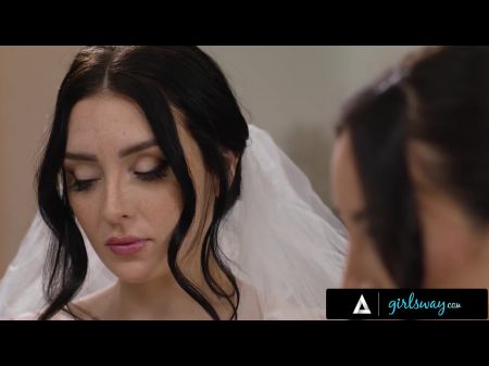 bellezas casadas charlotte sins y melissa stratton reproducen una boda de fantasía 