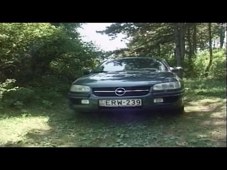 Hirsute Gash Humping In The Forest On The Car