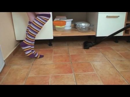 The Old Vacuum Cleaner Salesman Entices The Dame And Shags