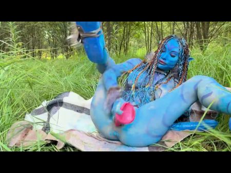 Avatar Monika Fox Ginormous Rosebutt , Hard Faux-cock Anal Invasion And Labia Plumb , Sploog In Nature