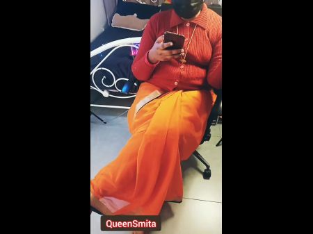 Tamil Aunty Saree Low Thigh Belly Button Dream Roleplay