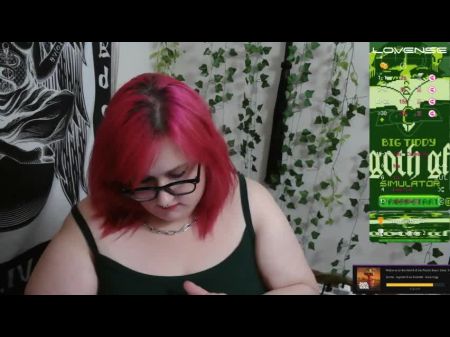 Teil 2 25. Juli BBW Camgirl Poppy Page Live-Show Glasspielzeuge, Lovense, Hitachi, große Schamlippenspiele 