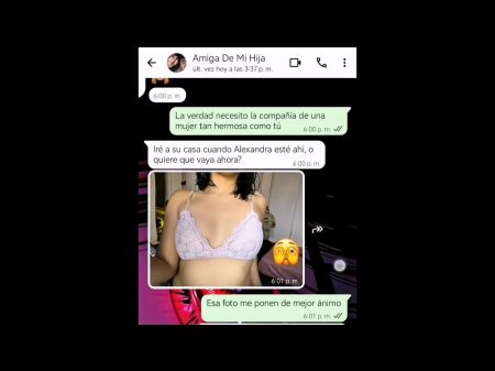 我和我最好朋友的爸爸进行了一次热烈的 Whatsapp 聊天，最后我们干了 natasha_casero armando_vicente 