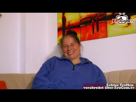 Giant German Housewife With Giant Boobs At Casting