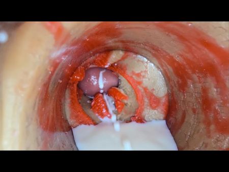 Cam Inside Deep Snatch Grasps Huge Dose Climax Of Man Milk Asmr