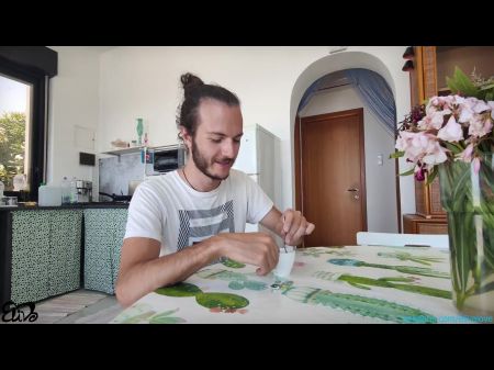 Italian Gardener . Big-titted Pays Him In Kind With A Tit Banging [italian Dialogues]