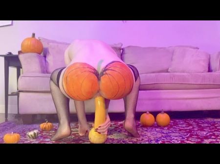 Pumpkin Pawg Creams On Ample Cock Wring