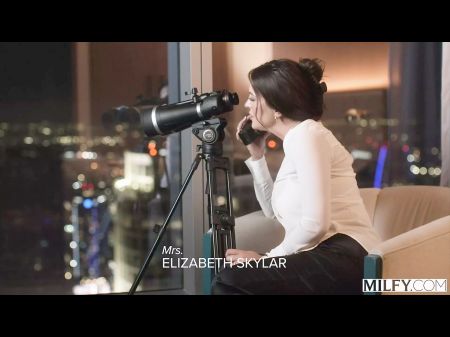 Milfy Hungry Stakeout Cop Elizabeth Tempts Young Agent