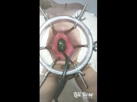 Plunging The Giant Faux-cock In My Cracked Donk