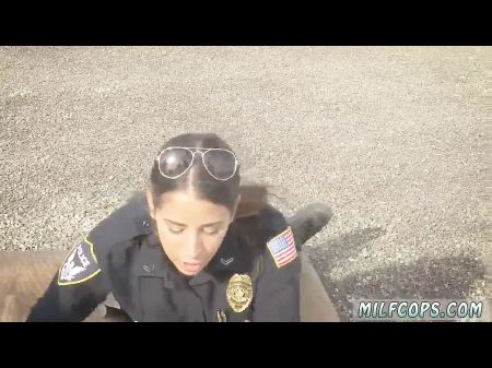 Passionate Mummy Cop Shares Bbc With Counterpart On A Roof !