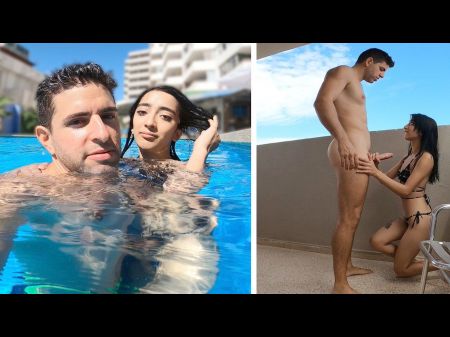 Argentinian Biotch Is Picked Up From The Swimming Pool And Banged In Her Motel Apartment