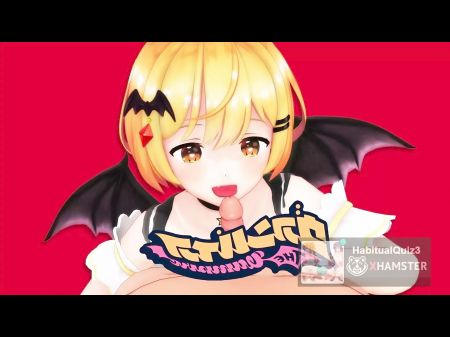 Mmd R18 Vampire Vtuber Three Dimensional Manga Porn She Suck Cum Not Red Splooge Three Dimensional Manga Porn