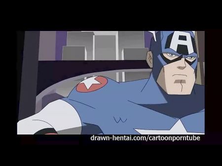 Wonder Gal Labia Pounded By Captain America