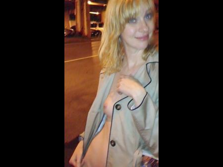 A Presenting Hooker On The Street Corner
