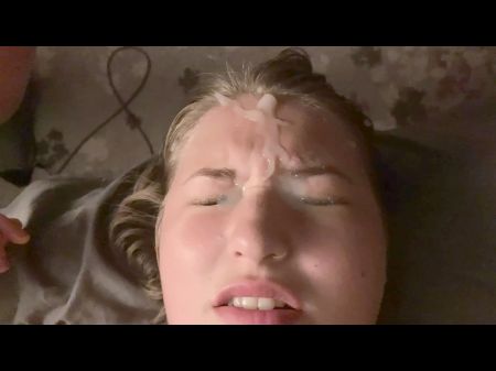 Wifey Fellatio And Face Pummel With Facial Cumshot In Eyes !