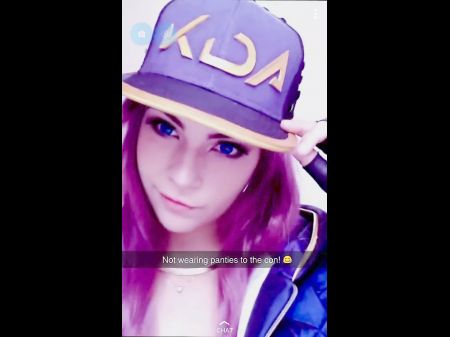 Snapchat Akali Cosplay