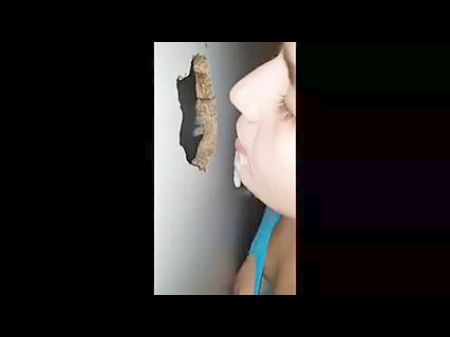 Gloryholes Bbc Floods Her Facehole