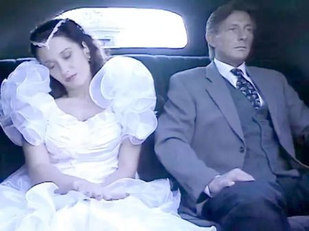 The Whorey Bride Fucks Her Stepfather In The Limousine That Is Accompanying Her To The Altar