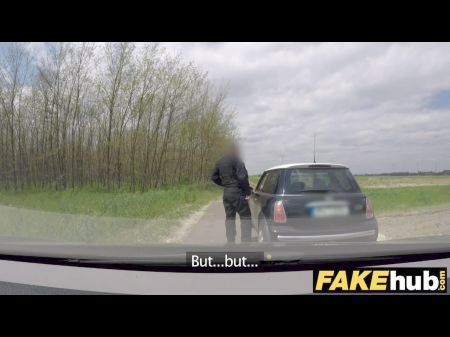 Fake Cop Unregistered Driver Creampied By Cop