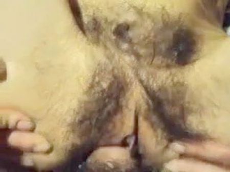 Very Hairy Fit Mummy Gets Her Vulva Rummaged