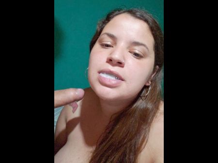 Latina Plus-size Deep Throats Cock And Gets Her Jaws Total Of Cum