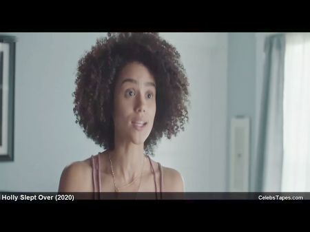Britt Lower & Nathalie Emmanuel Gorgeous And Threesome Hookup Scene