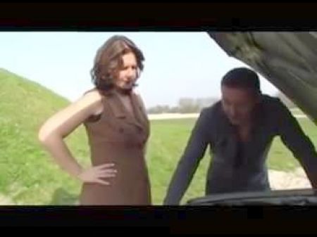 Worn European Mega-slut Screws Under The Bridge